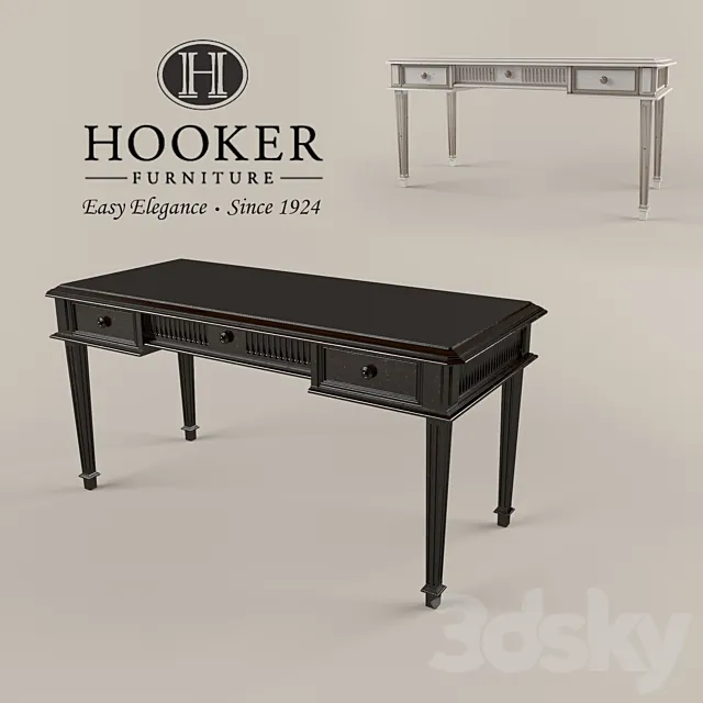 Triesta 42 in. Writing Desk 3D Model