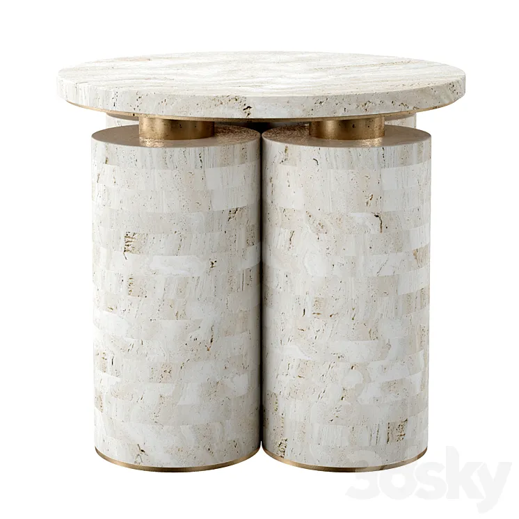 Trilith side tables by Alexander Diaz Andersson 3D Model Free Download