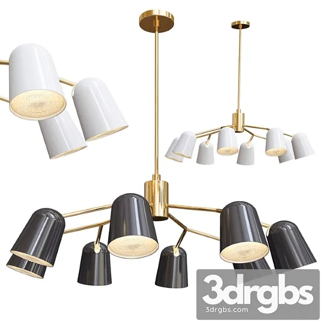 Trill Chandelier 2 Types 3D Model Download