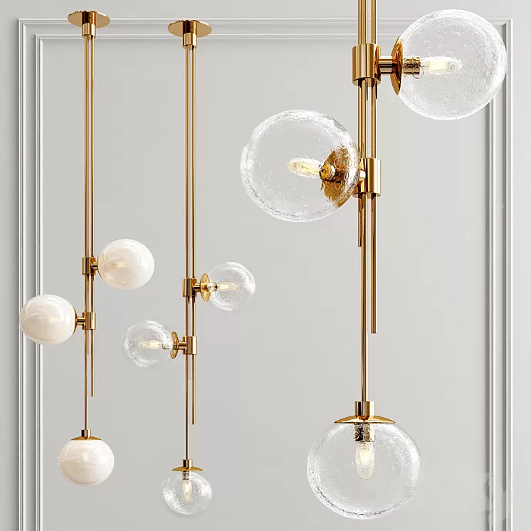 Trilogy Pendant Light 3D Model Trilogy Pendant Light 3D Model