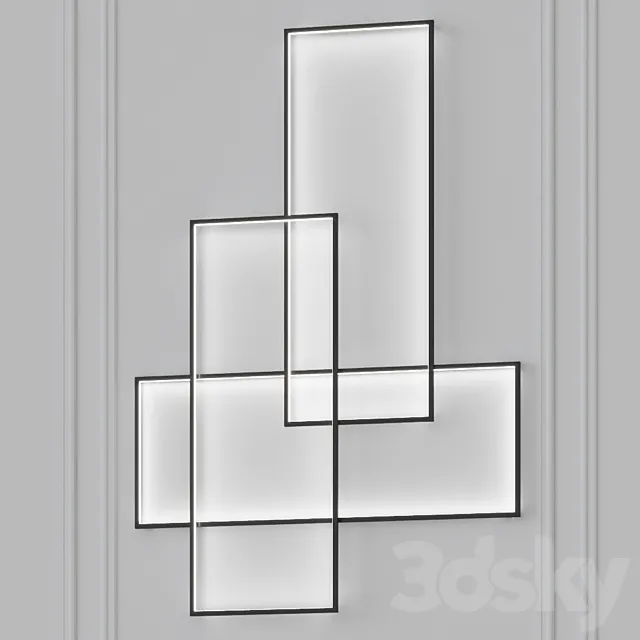 TRIO LT By Cinier – Wall Lamp 3D Model TRIO LT By Cinier – Wall Lamp 3D Model
