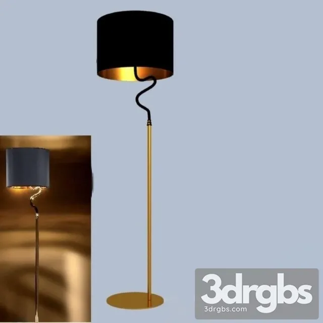 Trio Stehleuchte Schwarz Matt 3D Model Download