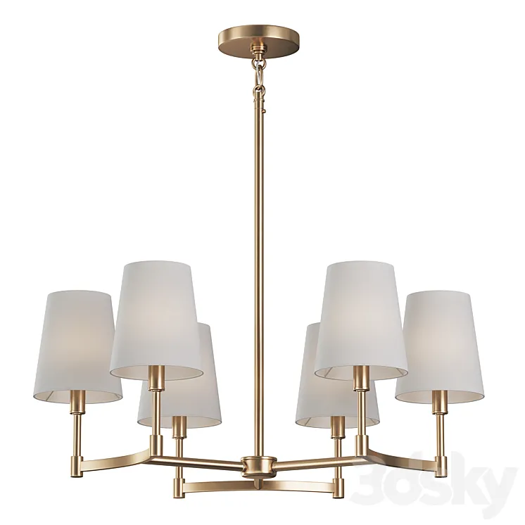 Triton 6 Light Dimmable Classic 3D Model Free Download