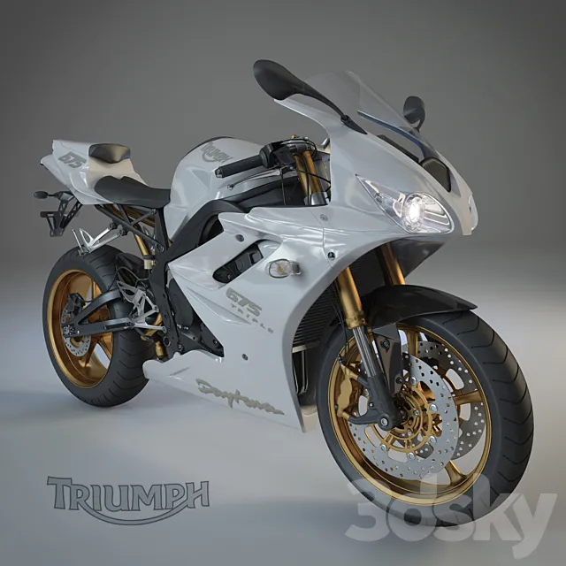 Triumph Daytona 675 SE 3D Model - 3DSKY Decor Helper