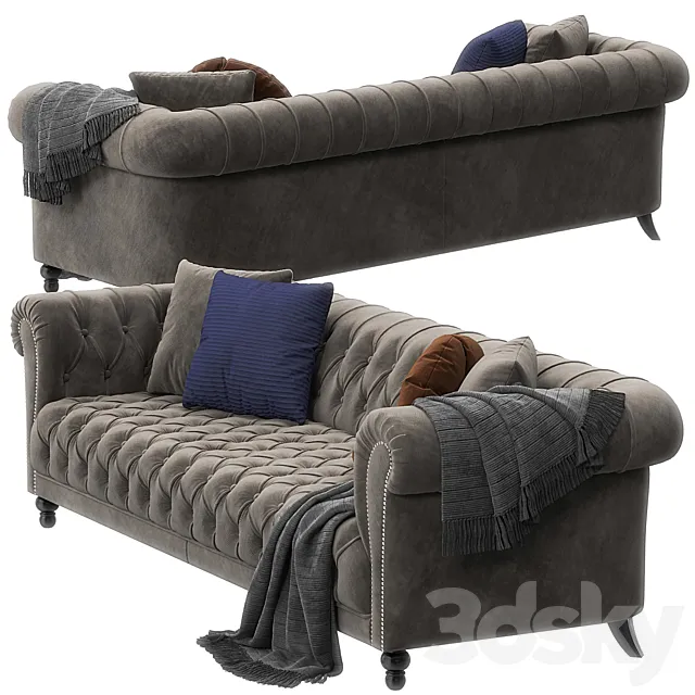 Triumph sofa by Asnaghi 3DModel