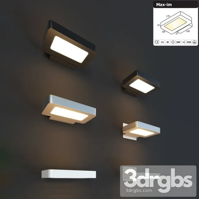 Trizo Max Im Wall Light 3D Model Download