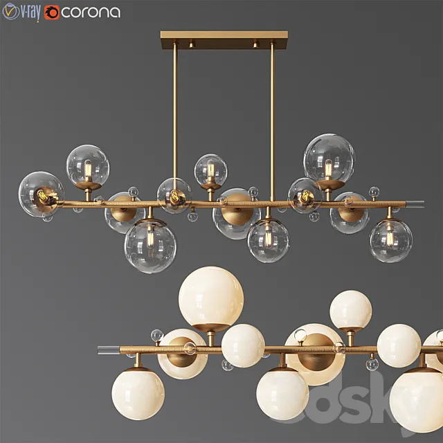 Troon Chandelier – Arteriors 3D Model