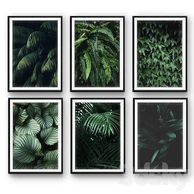 Tropical leaves | set 26 3DModel Tropical leaves | set 26 3DModel