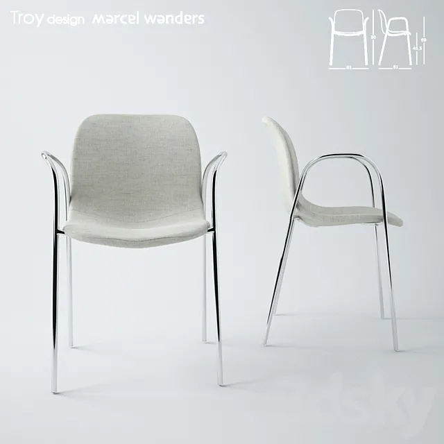 Troy Chair Marcel 3DModel