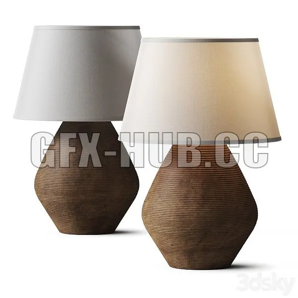 Troy Lighting Calabria Table Lamp 3D Model Troy Lighting Calabria Table Lamp 3D Model
