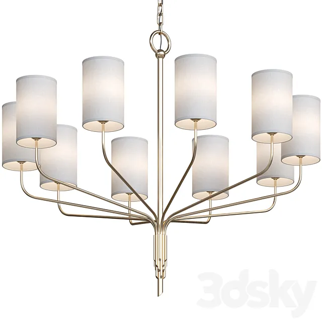 Troy Lighting_Juniper Chandelier 3D Model Troy Lighting_Juniper Chandelier 3D Model