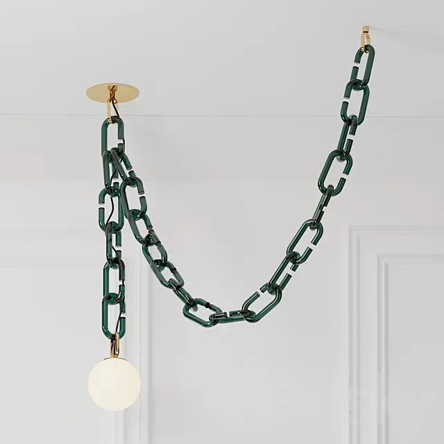 TRUEING – Cerine Swagged Pendant 3D Model