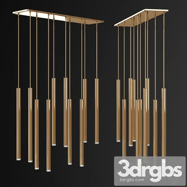 Trumpet Rectangle Gold 3D Model Download