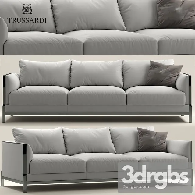 Trussardi Casa Band Sofa 01 3D Model Download