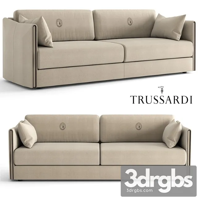Trussardi casa maryl sofa 2 3D Model Download