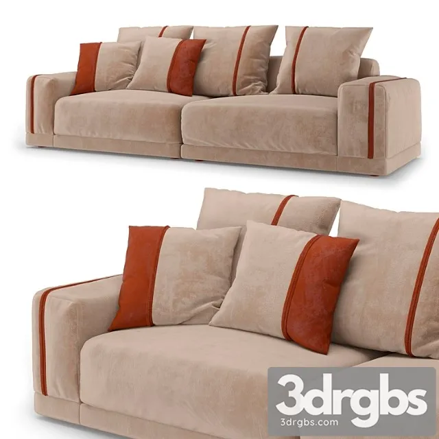 Trussardi Casa Sofa Modergen 3D Model Download