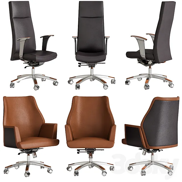 Tua Office Chair by Estel Group 3D Model