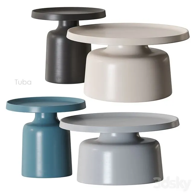 Tuba coffee table Cosmo 3D Model Tuba coffee table Cosmo 3D Model