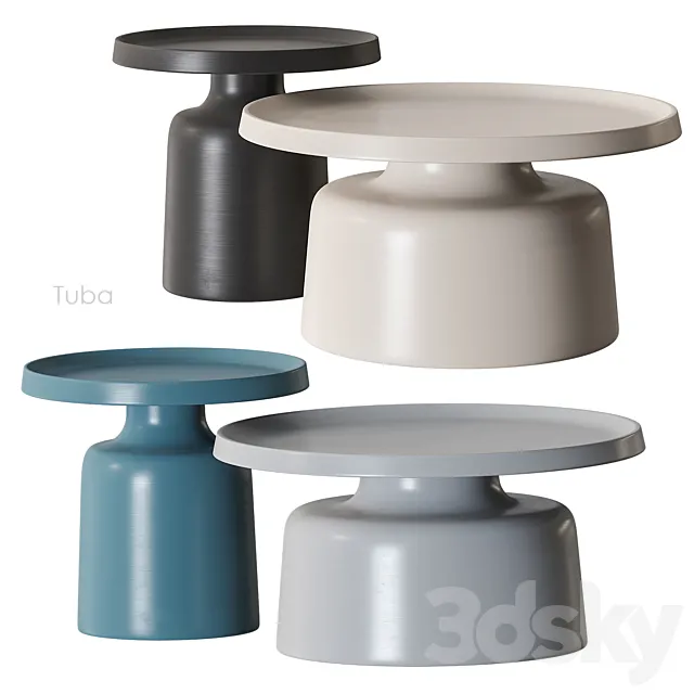 Tuba coffee table Cosmo 3D Model Tuba coffee table Cosmo 3D Model