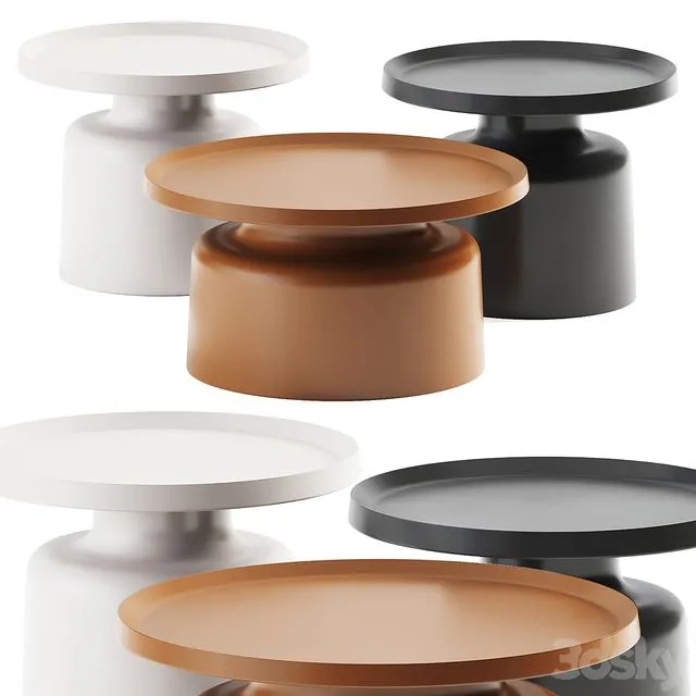 Tuba Cosmorelax Coffee Tables 3D Model Tuba Cosmorelax Coffee Tables 3D Model