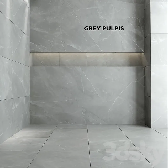 Tubadzin Monolith Gray Pulpis 3D Model Tubadzin Monolith Gray Pulpis 3D Model