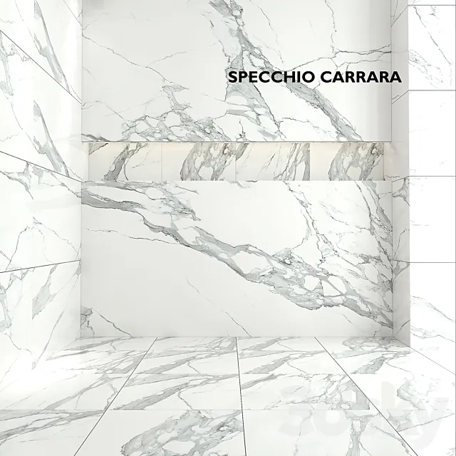 Tubadzin Monolith Specchio Carrara 3DModel Tubadzin Monolith Specchio Carrara 3DModel