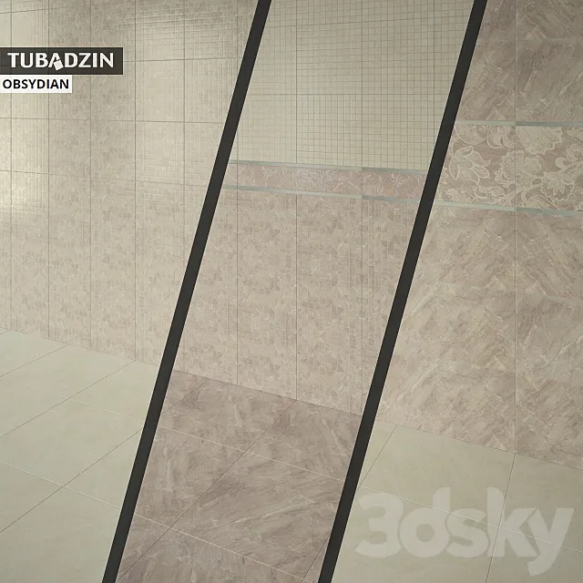 Tubadzin Obsydian 3dmodel - 3dsky Decor Helper