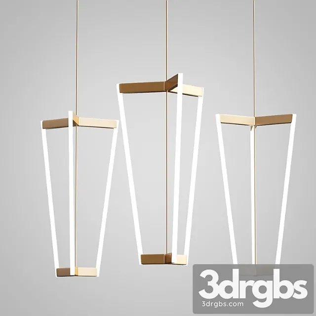 Tube chandelier by michael anastassiades 3D Model Download