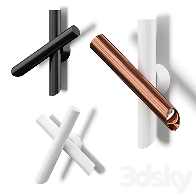 Tubes 2 Nemo Wall Lamp 3DModel Tubes 2 Nemo Wall Lamp 3DModel