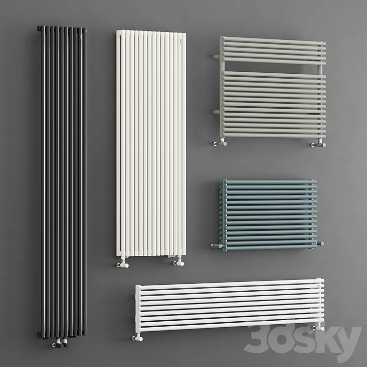 Tubes radiatori basics 25 3D Model