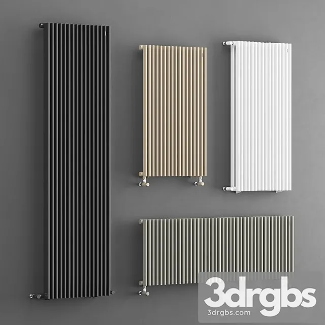 Tubes Radiatori Column 3D Model Download