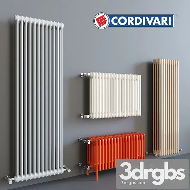 Tubular Radiators Cordivari Ardesia 3D Model Download