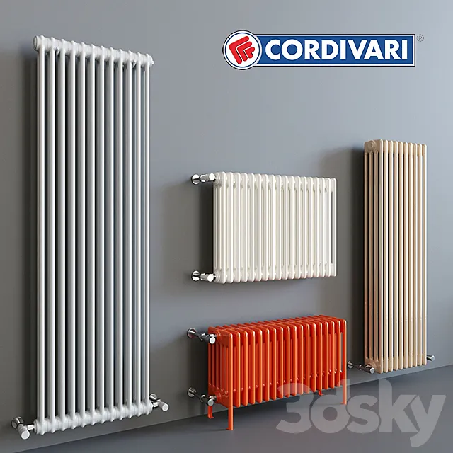 Tubular radiators Cordivari Ardesia 3DModel