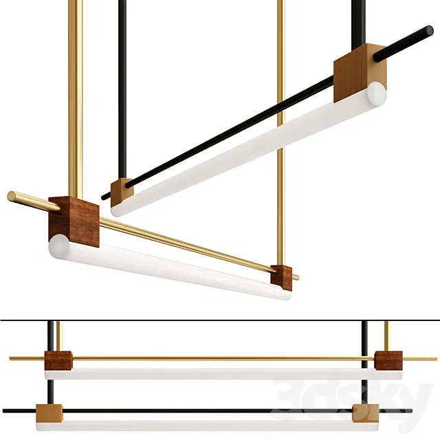 TUBUS PENDANT LIGHT by Contain 3D Model TUBUS PENDANT LIGHT by Contain 3D Model