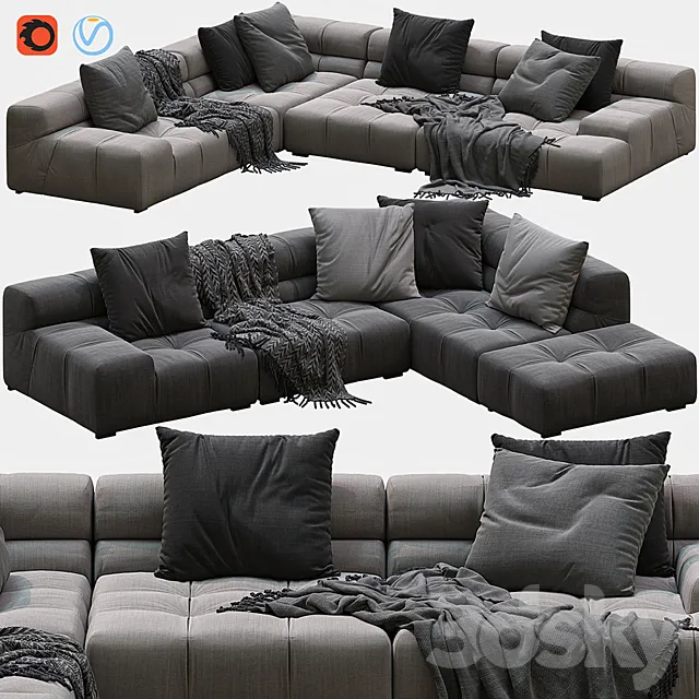 Tufty-time sofa 3DModel