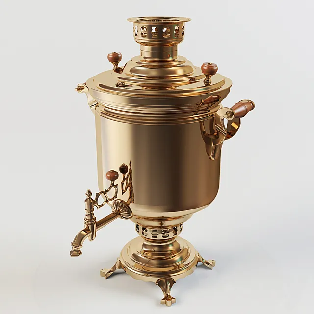 Tula Samovar 3D Model Tula Samovar 3D Model