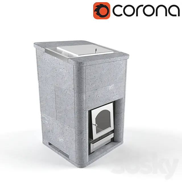 Tulikivi sk450 sauna heater 3D Model
