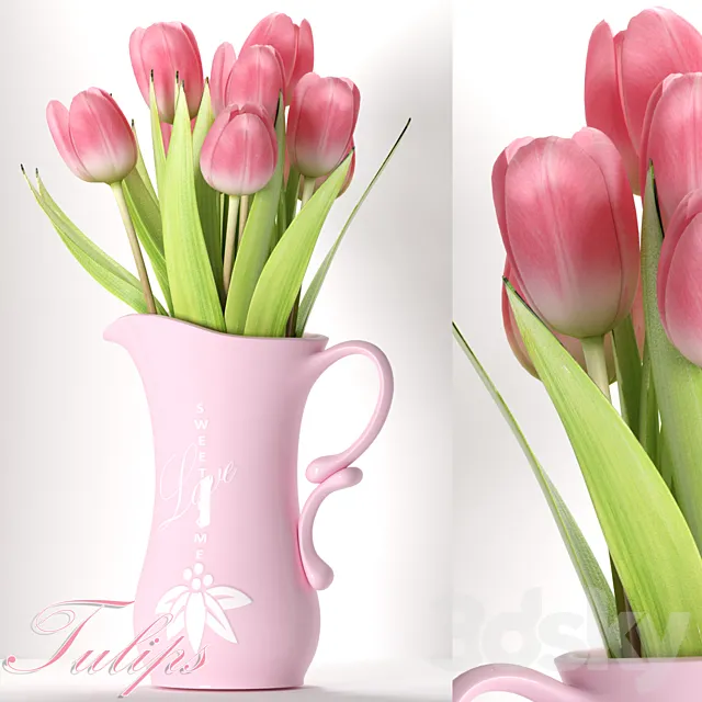 TULIP 8 3D Model TULIP 8 3D Model