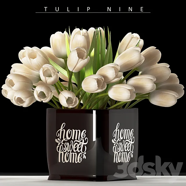 TULIP NINE 3D Model TULIP NINE 3D Model
