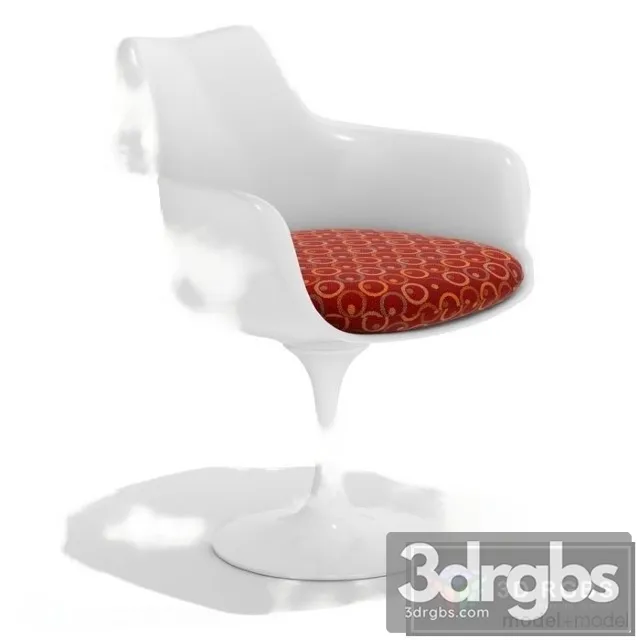 Tulip Plastic Armchair 3D Model Download Tulip Plastic Armchair 3D Model Download