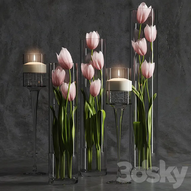 Tulips 2 3DModel Tulips 2 3DModel