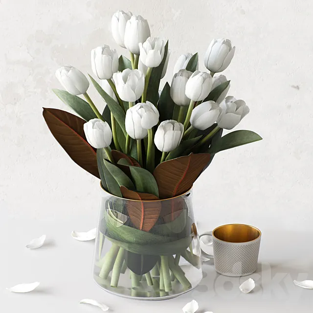 Tulips 3D Model Tulips 3D Model