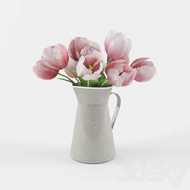Tulips 3D Model Tulips 3D Model