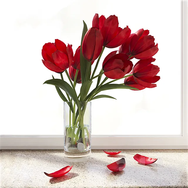 Tulips 3D Model Tulips 3D Model