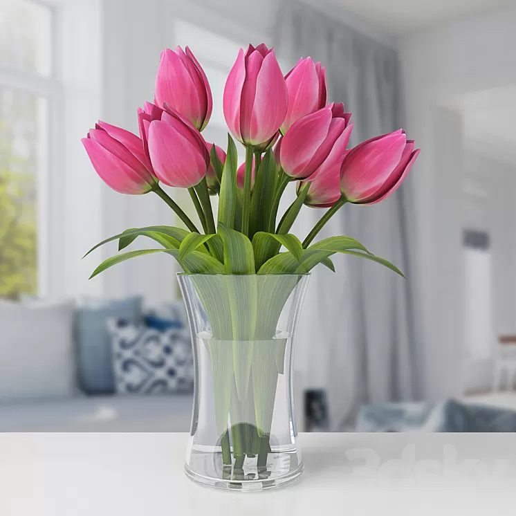 Tulips 3D Model