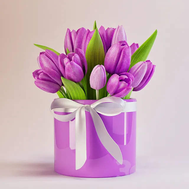 Tulips 3D Model Tulips 3D Model