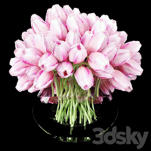 Tulips 7 3DModel Tulips 7 3DModel