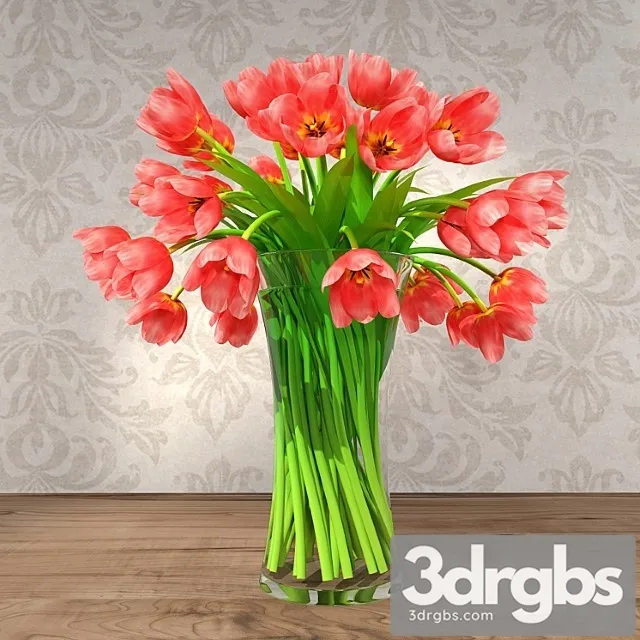 Tulle Pans Red 3D Model Download Tulle Pans Red 3D Model Download