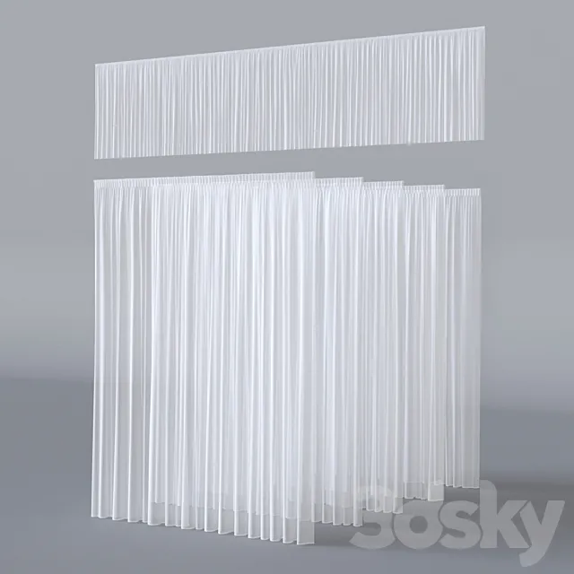 Tulle set 01 3DModel Tulle set 01 3DModel