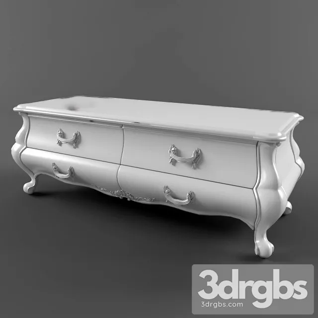 Tumba Neoclassic Sideboard 2 3D Model Download